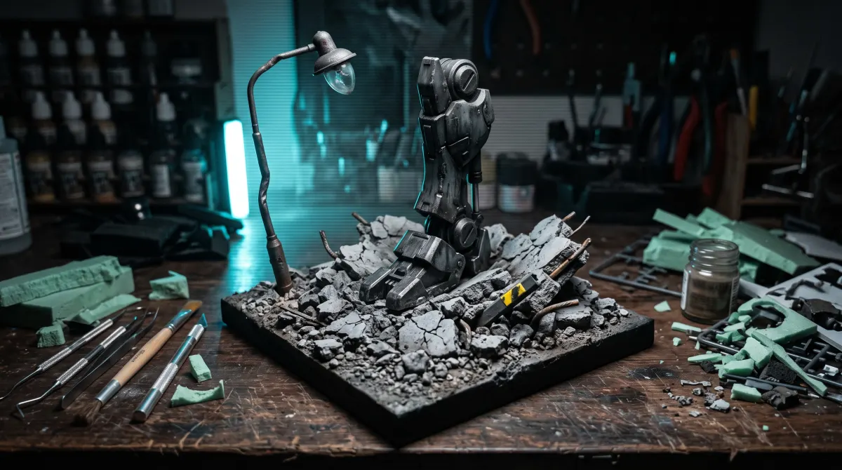 How to Build a Gundam Diorama on a Budget