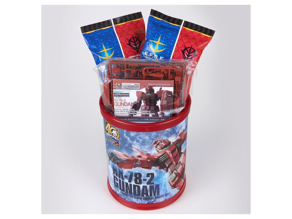 Round Box with Gunpla RX-78-2 Gundam [Christmas Color]