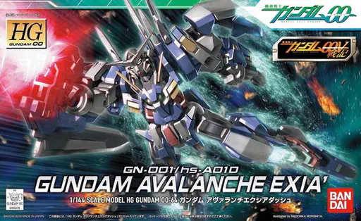 GN-001/hs-A01D Gundam Avalanche Exia` box art