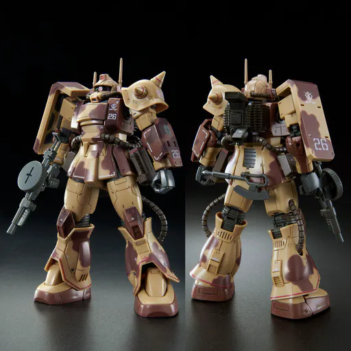 MS-06D Zaku Desert Type (Double Antenna Type) box art