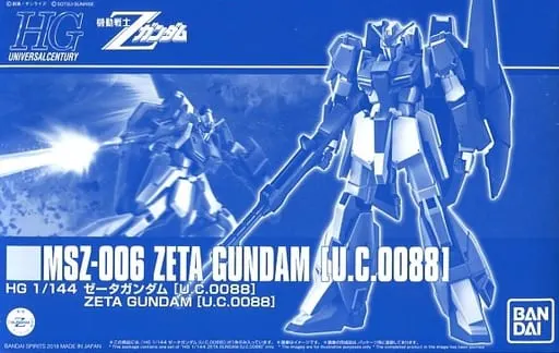 MSZ-006 Zeta Gundam [U.C.0088] box art